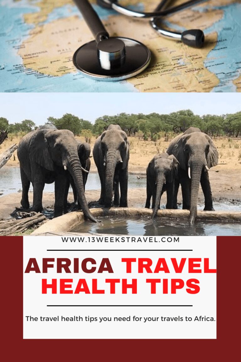 7 Travel Health Tips: Useful Resources | 13 Weeks Travel