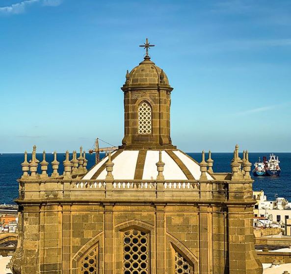 Cheap Holidays to Gran Canaria | ST ANNE CATHEDRAL TOP WITH SEA VIEWS