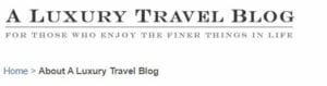 Top 10 UK Luxury Travel Blogs