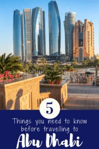 Best Travel Advice For Abu Dhabi | 13 Weeks Travel Pin
